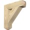 Ekena Millwork Traditional Craftsman Rough Sawn Bracket, Douglas Fir, 4"W x 18"D x 18"H BKT04X18X18TRA04RDF - alternate 1